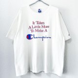 画像: 90s CHAMPION MESSAGE TEE SHIRT