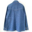 画像2: 70s USA製　LEVI'S DENIM WESTERN SHIRT  (2)