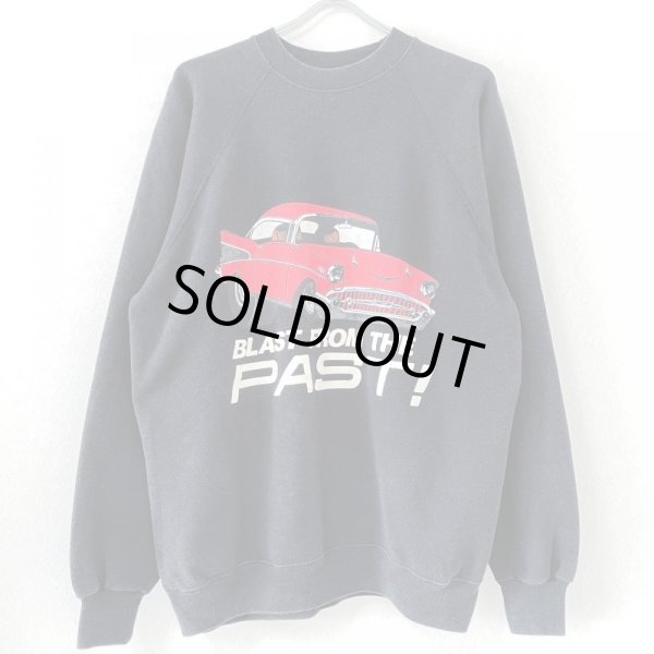 画像1: 90s USA製　CAR PRINT SWEAT (1)