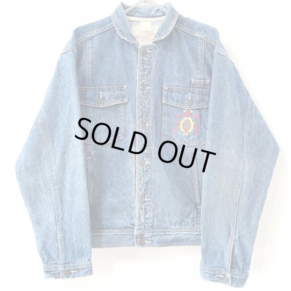 画像2: 80s 90s USA製 COCA COLA DENIM JACKET (2)