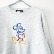 画像2: 90s USA製　MICKEY MOUSE EMBROIDERY SWEAT (2)