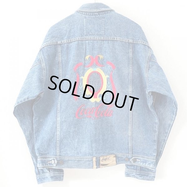 画像1: 80s 90s USA製 COCA COLA DENIM JACKET (1)