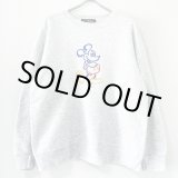 画像: 90s USA製　MICKEY MOUSE EMBROIDERY SWEAT