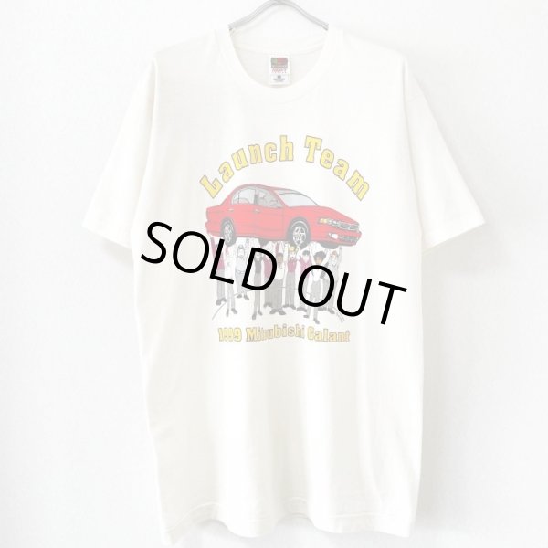 画像1: 90s USA製 MITSUBISHI GALANT 企業 TEE SHIRT (1)