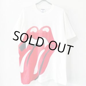 画像: 00s ROLLING STONES BIG LOGO TEE SHIRT