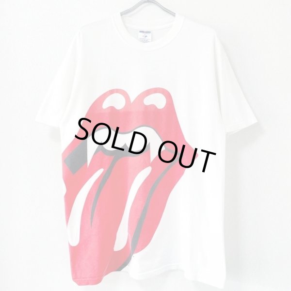 画像1: 00s ROLLING STONES BIG LOGO TEE SHIRT (1)