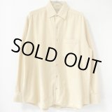 画像: 90s イタリア製  PAUL STUART HERRINGBONE L/S SHIRT
