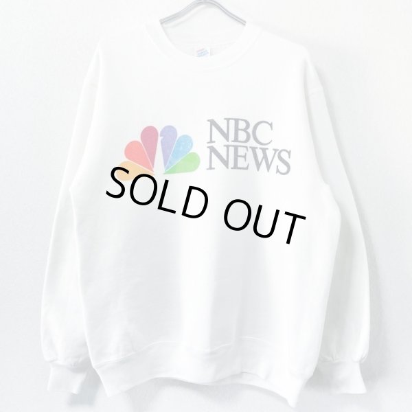 画像1: 90s USA製　NBC NEWS 企業 SWEAT (1)