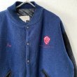 画像2: 90s USA製　WARNER BROS WOOL×LEATHER STUDIUM JACKET (2)