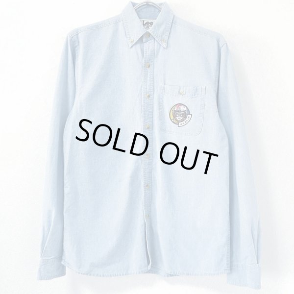 画像2: 90s 香港製 STARWARS EPISODE I CHAMBRAY L/S SHIRT (2)