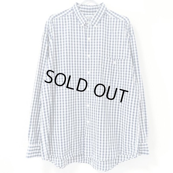 画像1: 90s OLD GAP GINGHAM L/S SHIRT (1)