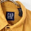 画像3: 90s OLD GAP  L/S SHIRT "MASTARD" (3)