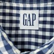 画像3: 90s OLD GAP GINGHAM L/S SHIRT (3)