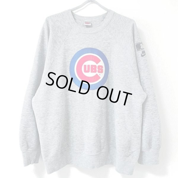 画像1: 90s USA製　NIKE CHICAGO CUBS TEAM LOGO SWEAT (1)