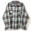 画像1: 90s USA製 PENDLETON OPEN COLLAR BOARD SHIRT  (1)