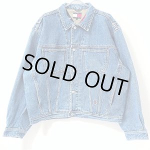 画像: 90s TOMMY HILFIGER 星条旗 DENIM JACKET