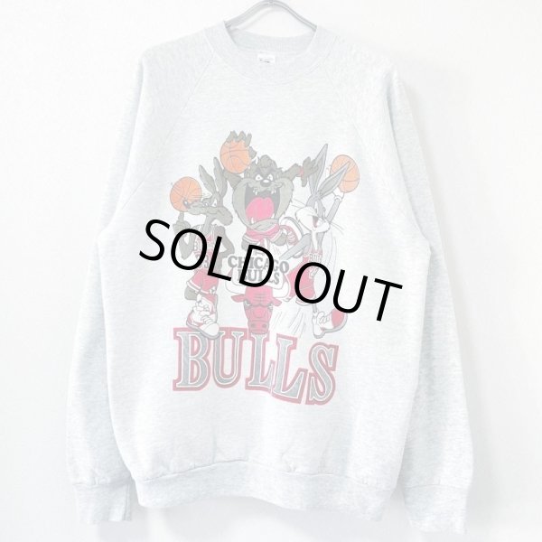 画像1: 90s USA製　LOONEY TUNES CHICAGO BULLS PARODY SWEAT (1)