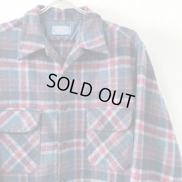 画像2: 70s USA製 PENDLETON OPEN COLLER BOARD SHIRT (2)