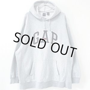 画像: 90s OLD GAP ATHLETIC REVERSE WEAVE TYPE LOGO HOODIE