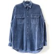 画像1: 90s RALPH LAUREN VELOURS L/S SHIRT  (1)