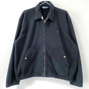 画像: 90s RALPH LAUREN FLEECE DRIZZLER JACKET