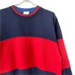 画像2: 90s MULCH COLOR BORDER LIB LINE SWEAT (2)