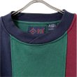 画像4: 90s CRAZY PATTERN MULCH COLOR SWEAT (4)