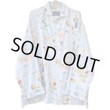 画像: 90s USA製　NICK&NORA PAJAMA SHIRT