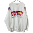 画像1: 90s　USA製　DISNEY WORLD EPCOT CENTER MULCH FLAG SWEAT  (1)