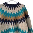 画像2: 90s THE NORTH FACE NORDIC KNIT SWEATER (2)