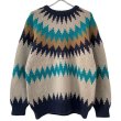 画像1: 90s THE NORTH FACE NORDIC KNIT SWEATER (1)