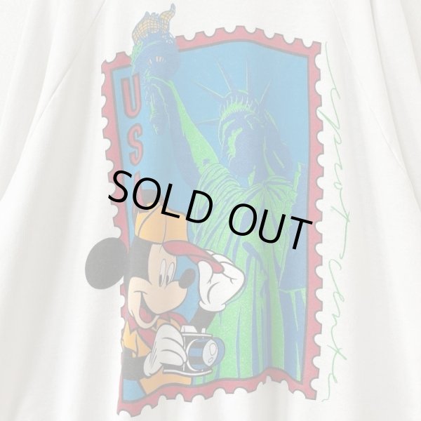 画像2: 90s　USA製　MICKEY MOUSE 自由の女神 SWEAT  (2)