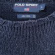 画像4: 90s POLO SPORT COTTON KNIT SWEATER (4)