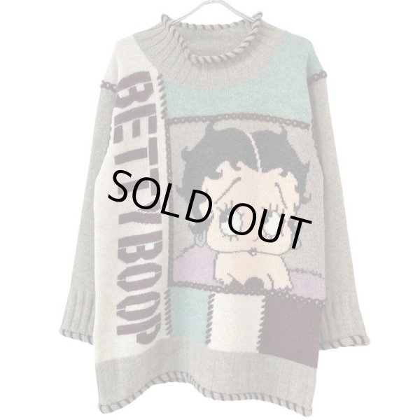 画像1: 90s BETTY BOOP KNIT SWEATER (1)