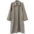 画像1: 90s CALVIN KLEIN TWEED LONG COAT (1)