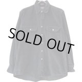 画像: 90s USA製　CLEVE BLACK PIQUE L/S SHIRT