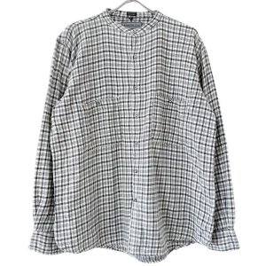 画像: 90s インド製 MEMBERS ONLY STAND COLLAR HEAVY NELL L/S SHIRT