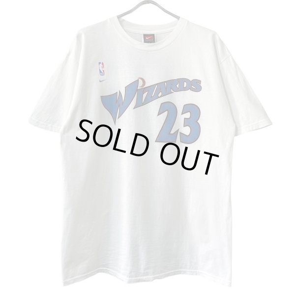 画像1: 00s NIKE  WASHINGTON WIZARDS MICHEAL JORDAN NO.23 TEE SHIRT (1)