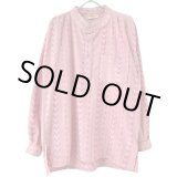 画像: 90s グアテマラ製 STANDCOLLAR ETHNIC L/S SHIRT