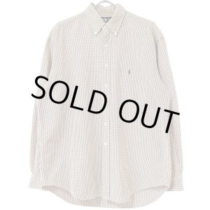 画像: 90s RALPH LAUREN GINGHAM L/S SHIRT