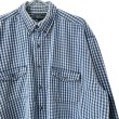 画像2: 90s CRAFT&BARROW SHADOW PLAID L/S SHIRT (2)