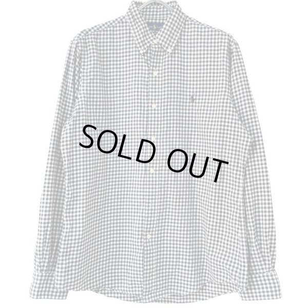 画像1: 90s RALPH LAUREN GINGHAM L/S SHIRT (1)