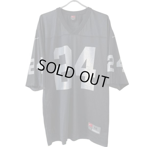 画像1: 90s 00s NIKE OAKLAND RAIDERS CHARLES WOODSON FOOTBALL SHIRT (1)