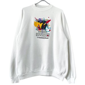 画像: 90s USA製　BRODERBUND 企業 SWEATSHIRT