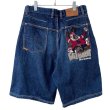 画像1: 00s PLATINUM FUBU FAT ALBERT DENIM SHORTS (1)