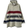 画像1: 80s USA製 WOOLRICH WOOL BLANKET HOODED COAT (1)