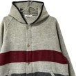 画像3: 80s USA製 WOOLRICH WOOL BLANKET HOODED COAT (3)