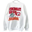 画像1: 90s USA製　CINCINNATY REDS WORLD SERIES SWEATSHIRT (1)