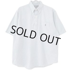 画像: 90s RALPH LAUREN HALF BUTTON DOWN S/S SHIRT