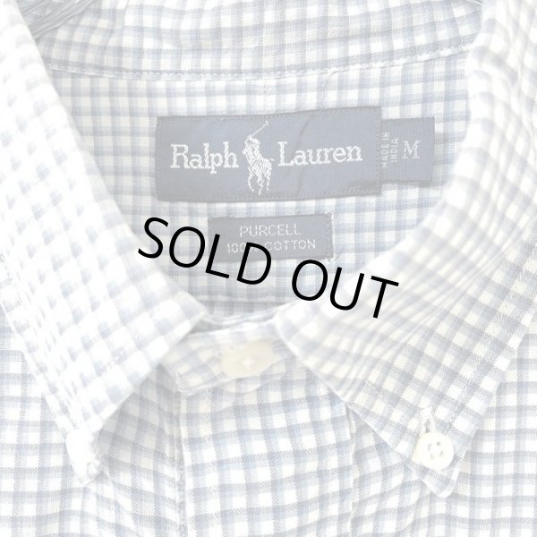 画像4: 90s RALPH LAUREN HALF BUTTON DOWN S/S SHIRT (4)